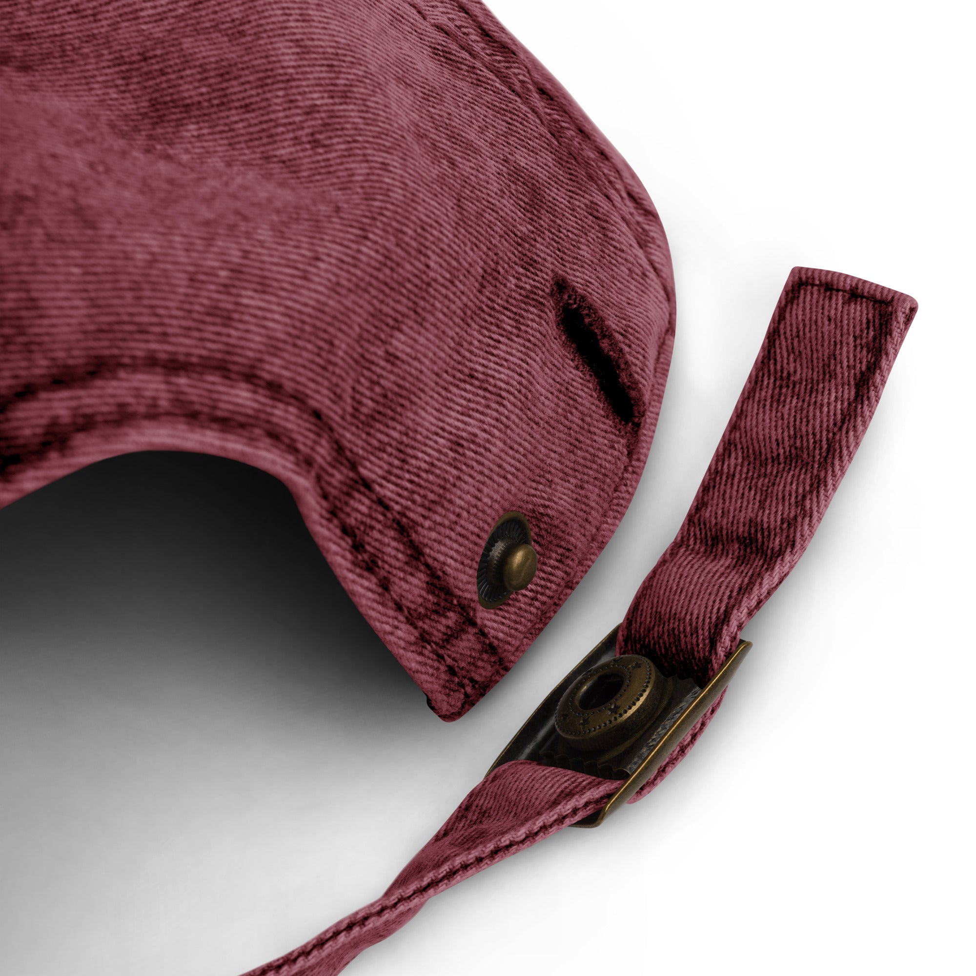 SOWASA vintage embroidered snapback cap - snap close up